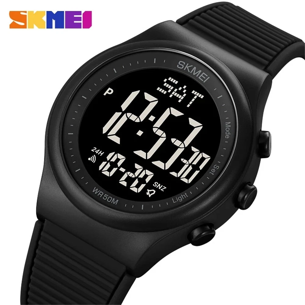 SKMEI Men Sport Watch Alarm Chrono Wristwatch for Boys Girls