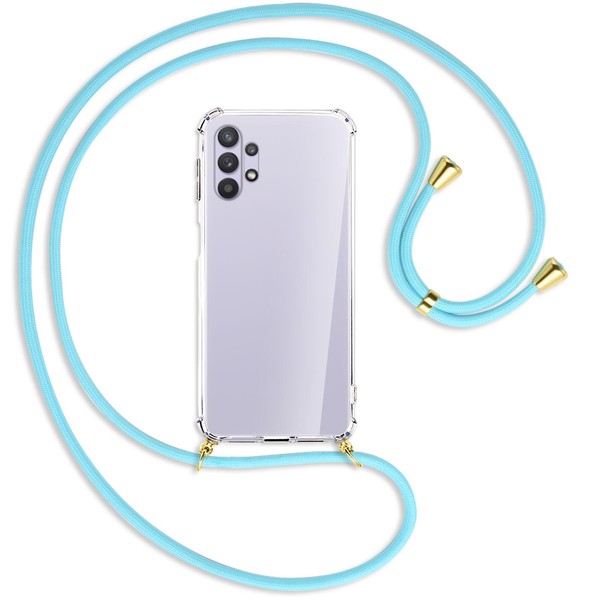 Handykette FüR Samsung Galaxy A32 5G Himmelblau (G) HüLle Mit Band Kordel-image
