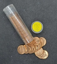 1961-D Lincoln Memorial Cent Roll (50 Coins) | BRILLIANT UNCIRCULATED