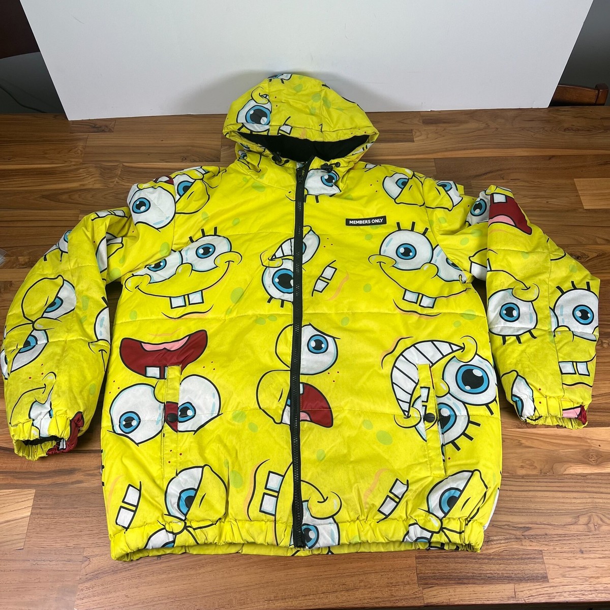 Members Only x Nickelodeon SpongeBob SquarePants Mens Sz M Members Only x Nickelodeon SpongeBob SquarePants Mens Sz M