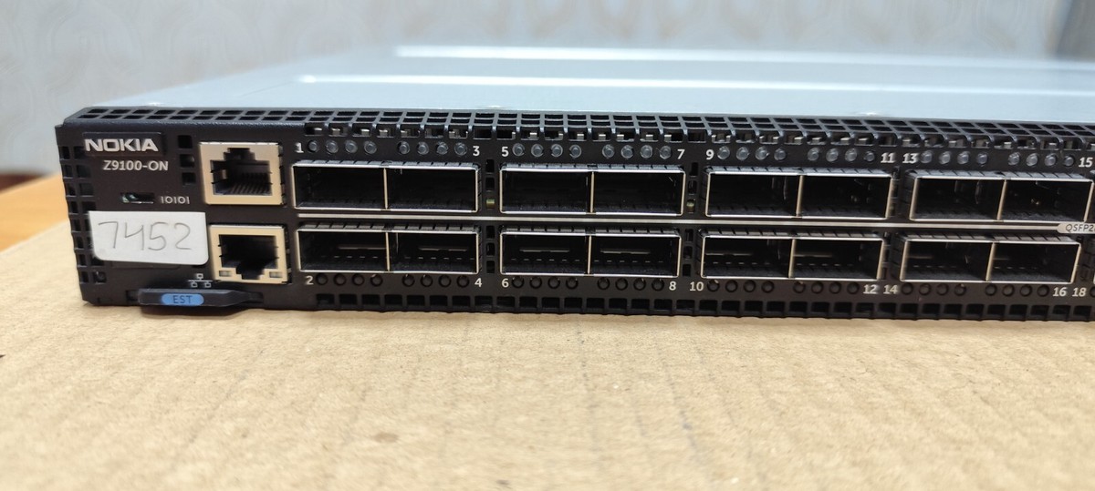 DELL EMC Nokia Z9100-ON 32x 100GbE QSFP28 NETWORKING SWITCH DELL EMC Nokia Z9100-ON 32x 100GbE QSFP28 NETWORKING SWITCH