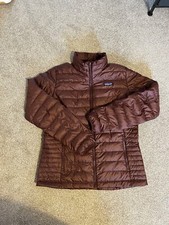 Patagonia Womens Down Sweater Jacket Large Dark Ruby - Used