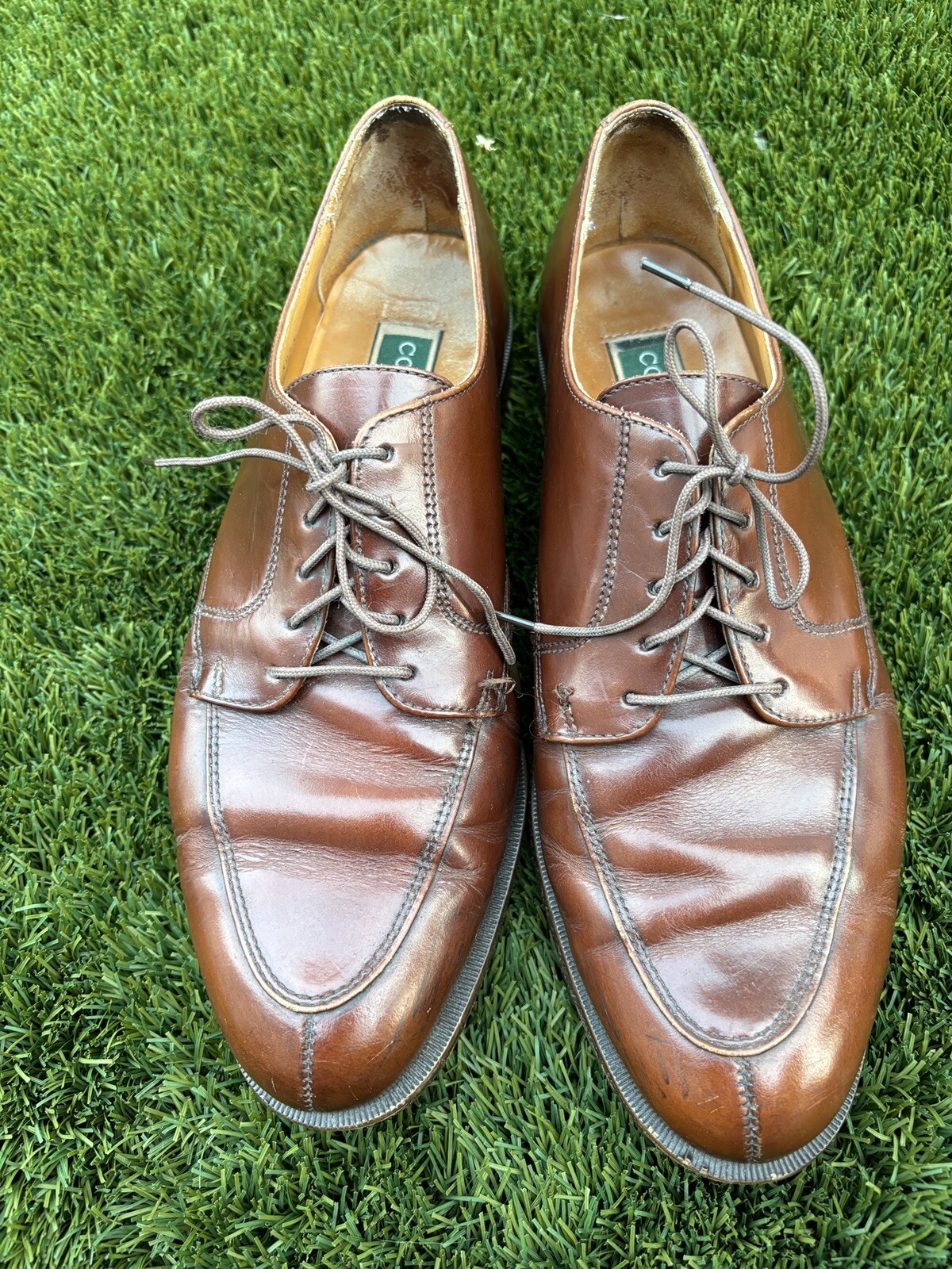 SAOLA Scarpe Oxford classiche marrone Cole Haan da uomo taglia 10 5 M