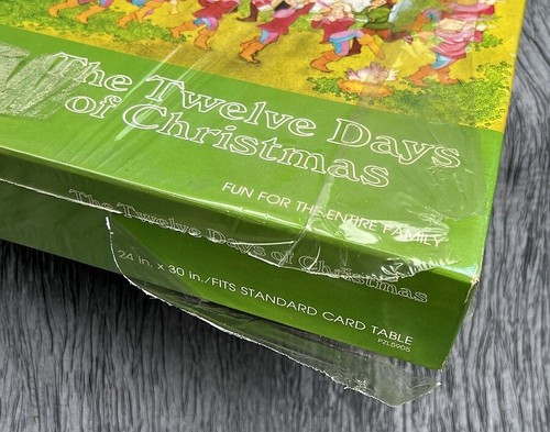 Vtg 1976 Springbok 1000pc jigsaw puzzle The Twelve Days of Christmas 5905 SEALED - Picture 5 of 5