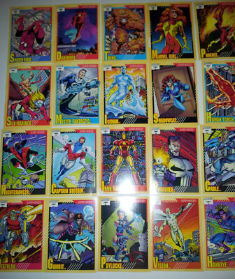 MARVEL 1991 トレーディングカード まとめ メルカリ便 1991 MARVEL UNIVERSE Series 2 Trading Cards COMPLETE BASE SET #1