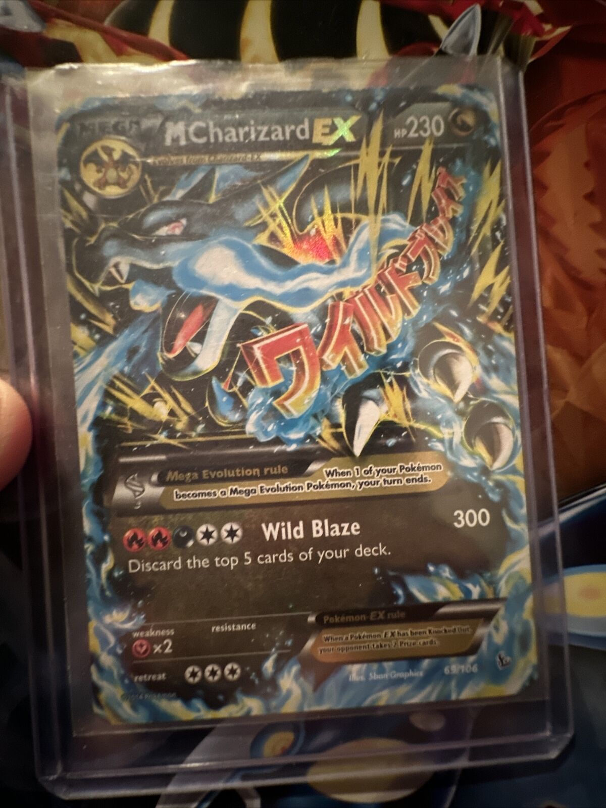  Pokemon - Mega-Charizard-EX (108) - XY Flashfire - Holo : Toys  & Games