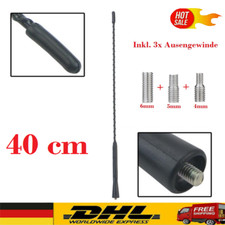 Auto Kurzstabantenne 40cm Dachantenne Stab für VW Golf 3 4 5 Plo 6N2 9N Bora DE