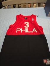 Allen Iverson Philadelphia 76ers NBA Nike 1966 Rewind Jersey Men's Size Small