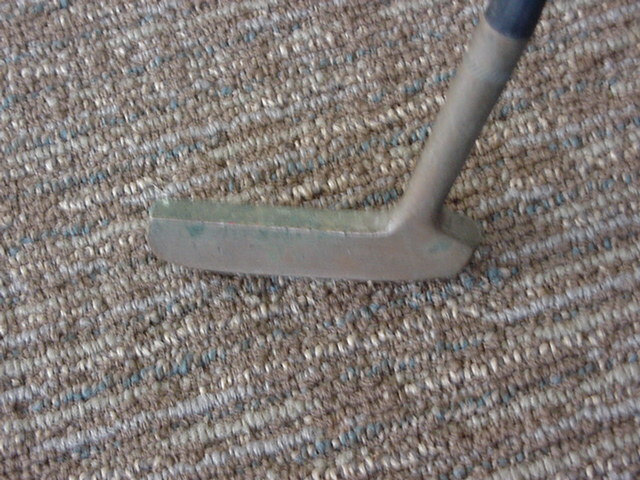 VINTAGE BURKE SAV A SHOT GM1 BRASS PUTTER ORGINAL SHAFT & GRIP LS 41 | UK