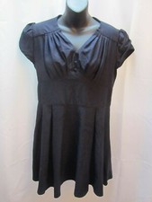 Miusol Back Zipper Cap Sleeve Dress - Women's Plus Size 2XL, Black