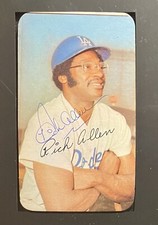 1971 Topps Super #40 Richie Allen Signed SGC 3.5 Auto Grade 8 HOF Dodgers TOUGH