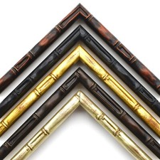 Exotic Bamboo Picture Frame Tropical Decor Tiki Style Wood 5x7 8x10 9x12 11x14