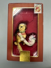 LENOX 2006 annual POOH'S CANDY CANE PIGLET Ornament Holiday NEW in BOX