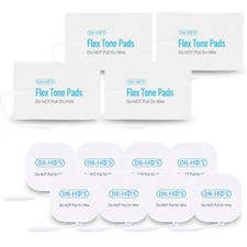 Small/Large Electrode Gel Flex Tone Pads--DR-HO'S Pain Therapy System Accessory