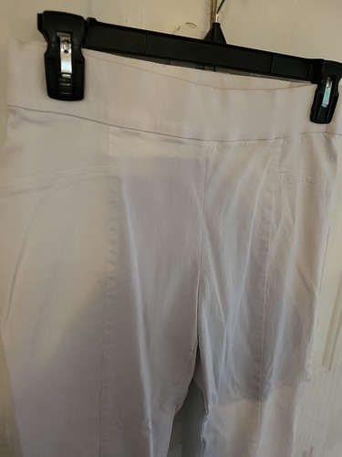 White Pull On Jean Pants - Picture 2 of 6