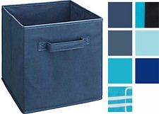 ClosetMaid Cubeicals Blue Fabric Drawer Storage Box Pastel Foldable Cube