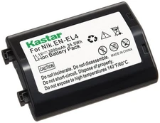 1x Kastar Battery for Nikon EN-EL4 EN-EL4a D2X D2H D3 D3S D3X F6
