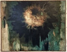 VERA SIMONS ' AMOEBA ' Oil On Canvas
