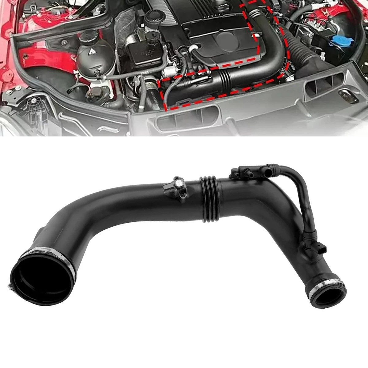 2710901629 Air Turb Intake Pipe Hose For 09-16 Mercedes-Benz C E