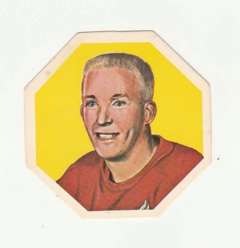 1963-64 YORK PEANUT BUTTER #49 ALEX FAULKNER, RED WINGS, EX OR BETTER, SCARCE