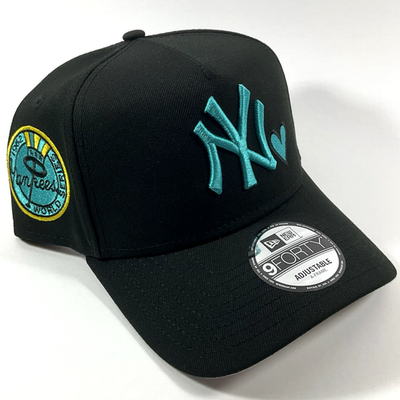 Casquette New Era New York Yankees 9FORTY – Noire – Ajustable (neuve)