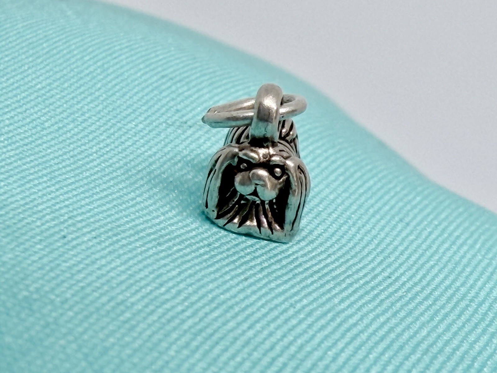 Sterling Silver Tiny Extremely Detailed Show Dog … - image 1