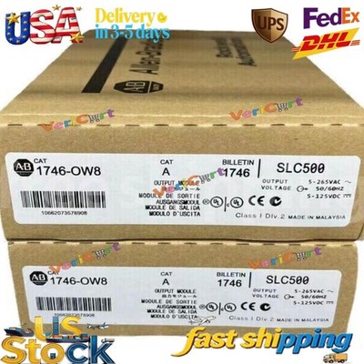 1746-OW8 SLC AB 500 8 Point Relay Output Module AB 1746-OW8 US Free Tax