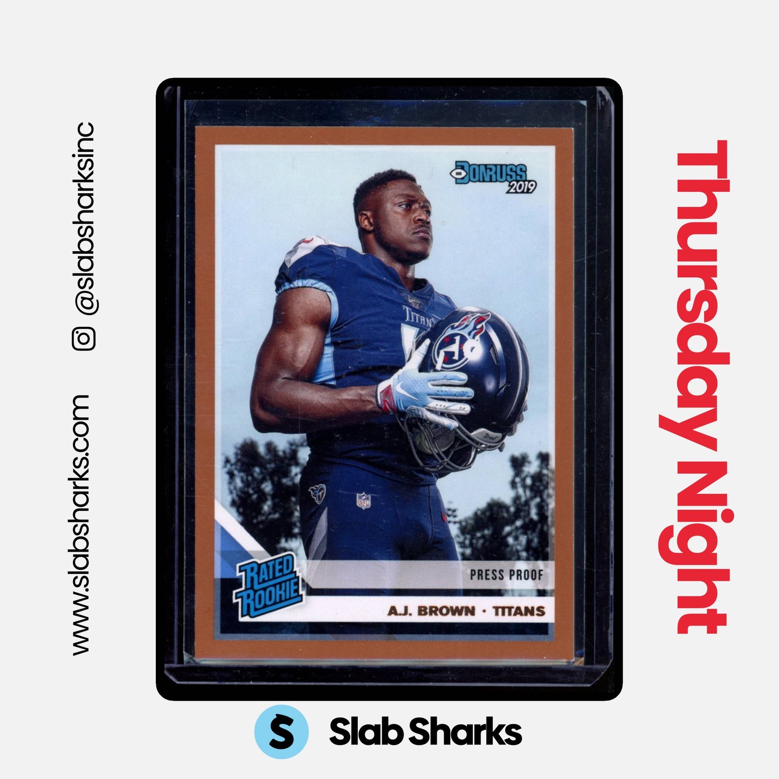 2019 Panini Donruss Football - Press Proof Bronze Rated Rookie A.J. Brown #314