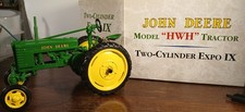 John Deere Model HWH Tractor Two-Cylinder Club Expo IX 1999 By Ertl 1/16 Scale