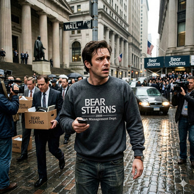 Bear Stearns 2008 Risk Management Dept. Crewneck Sweatshirt