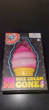 Pink NeeDoh Nice Cream Cone Ice Cream Swirl Squishy Toy Nee Doh Stress Ball