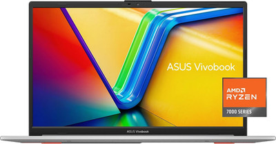 Vivobook Go 15.6  Slim Laptop, AMD Ryzen 5 7520U, 8GB, 512GB, Windows 11 Home, C
