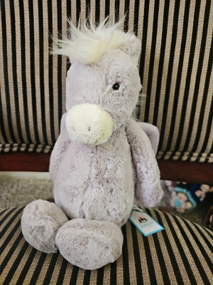 Jellycat Bashful Medium Pegasus NEW Nwt Fantasty Animals Plush