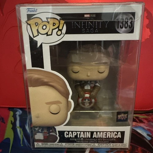 Funko POP! Marvel Captain America Upper Deck Exclusive #1383 W/ Protector