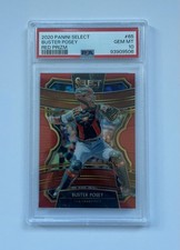 2020 Panini Select Buster Posey #65 Red Prizm /199 San Francisco Giants PSA 10