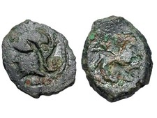 Centro, Bronze mit umgekehrtem Pferd, unver&ouml;ffentlicht? ca. 80-60 v. Chr. GA...
