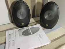 (2) Kef HTS 1001 Satellite Speakers Pair Blac...
