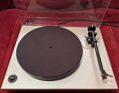 Rega RP1 Turntable with factory installed Performance Pack upgrade (red cartridg