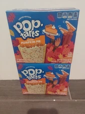 (2 Pack) Pop-Tarts Toaster Pastries Frosted Pumpkin Pie Breakfast, 24 Total New