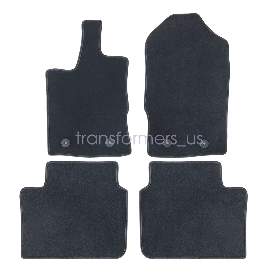 Alfombrillas delanteras y traseras negras para Ford Ranger 2019 2020 2021-2023 nuevas Foto 4 de 4