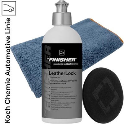 THE FINISHER Leather Lock Lederpflegeset mit Applicator & Tuch