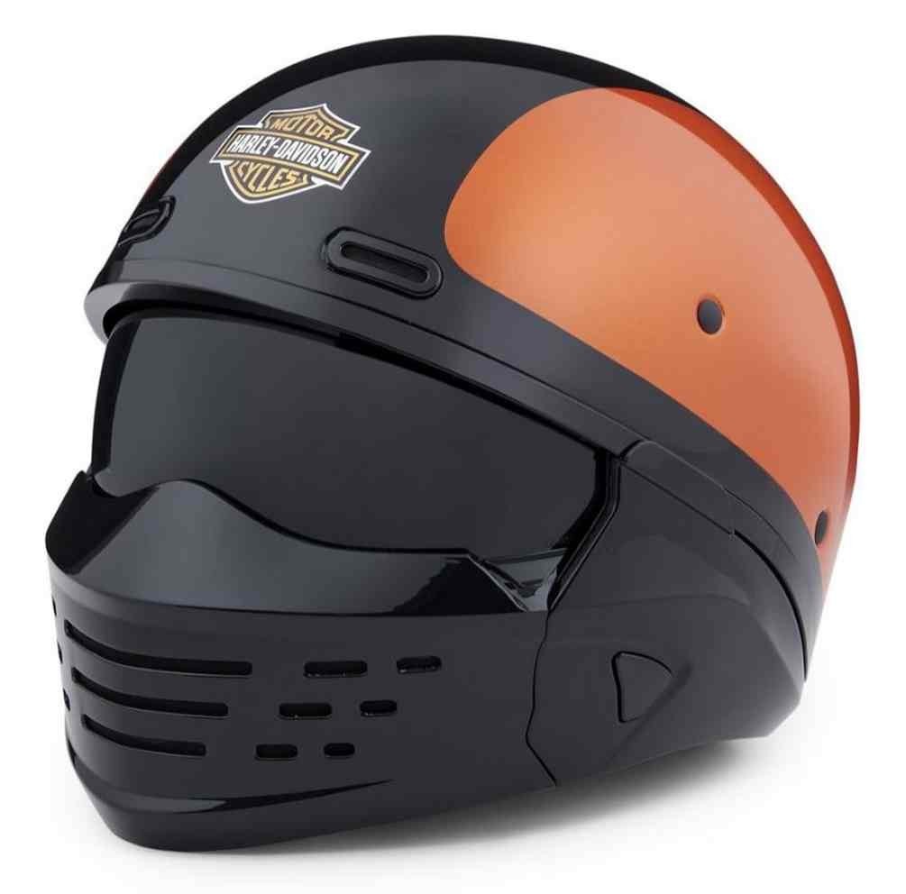Harley-Davidson Men's Sport Glide 3-IN-1 X07 Helmet, Orange