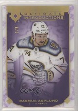 2019 Upper Deck Ultimate Collection Introductions Purple 2/9 Rasmus Asplund 0c3