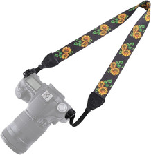 Camera Strap, Neck Strap Camera Harnes Vintage Cotton Weave Neck Shoulder Cross