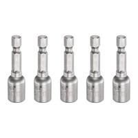 "5X Nussausdreher 8Mm 1/4\" 1.89\" Magnet FüR 1/4\" Sechskant"