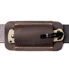 Topstache Leather Knife Sheath, Handmade Knife Holster, Horizontal Car