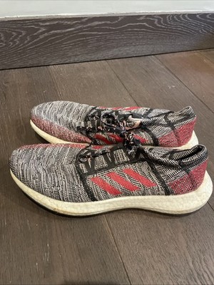 adidas PureBoost Go Men Sneakers Black And Red Size 13