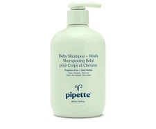 Pipette Baby Shampoo + Wash Fragrance Free Gentle 351 ml 11.8 fl oz Sealed