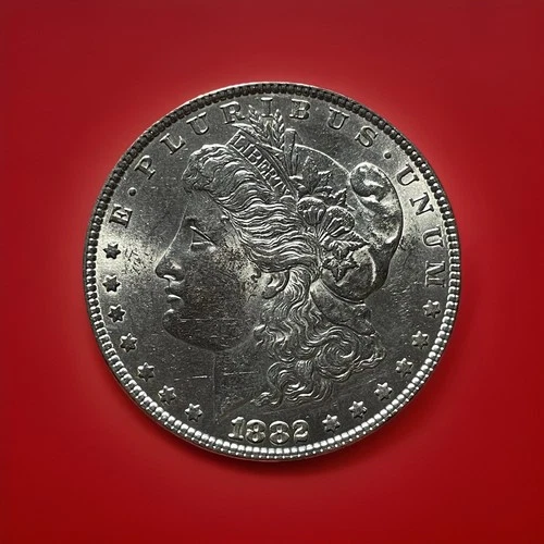 1882 P BU MORGAN SILVER DOLLAR DC4000