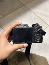 Sony Cybershot DSC-H10 8.1MP 10x Zoom Digital Camera - Black TESTED WORKING